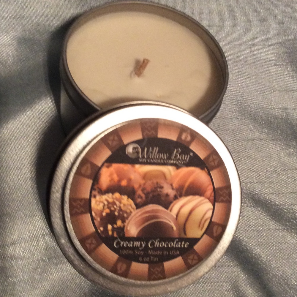Natural Burning Soy Wax Candle, Chocolate scented!